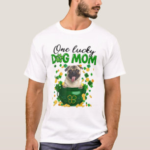 Camiseta Cachorro Engraçado Mãe Rua Verde Irlandesa
