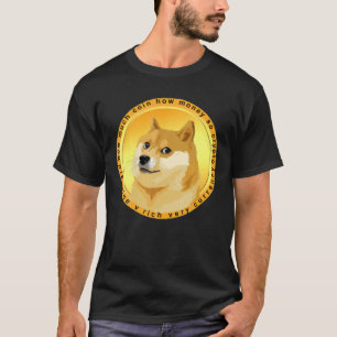 Camiseta Cachorro Engraçado Memória Moeda Criptográfica