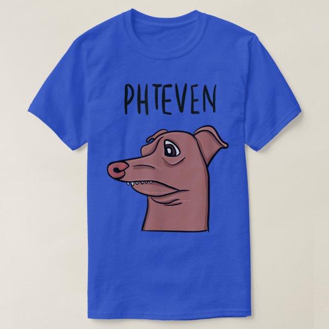 Camiseta Cachorro Engraçado Phteven lising Cachorro  (Frente do Design)
