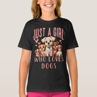 Camiseta Cachorro Engraçado Puppinho Amo Uma Menina Que Ama