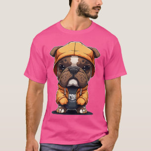 Camiseta Cachorro Engraçado Rapper Hip Hop Rb Rap