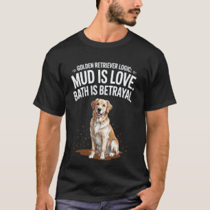 Camiseta Cachorro Engraçado Retriever Dourado Lama é Amor A