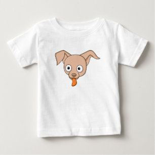 Camiseta Cachorro Engraçado Rosto Cachorro Sobressalto Pre