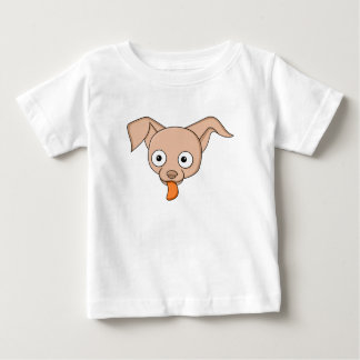 Camiseta Cachorro Engraçado Rosto Cachorro Sobressalto Pres