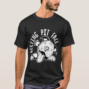 Camiseta Cachorro Engraçado, Roupa De Memória Pitbull