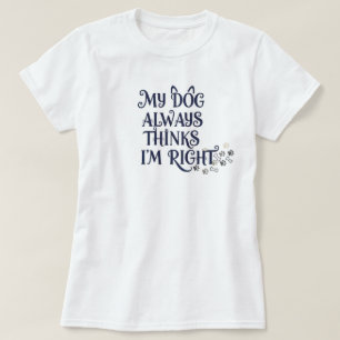 Camiseta Cachorro Engraçado Texto