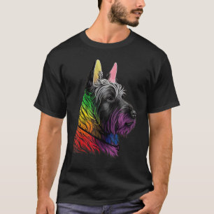 Camiseta Cachorro escocês giro no Scottish Terrier