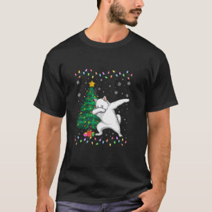 Camiseta Cachorro Eskimo Americano Xmas, Luzes De Árvore Fe