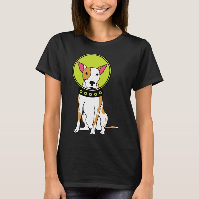 Camiseta Cachorro-Espaço Touro Vermelho (Frente)