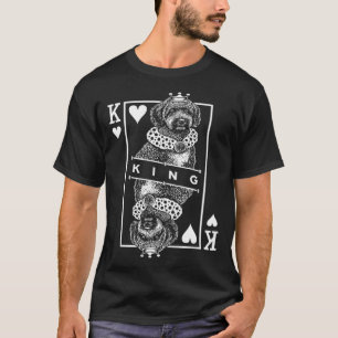 Camiseta Cachorro Espanhol Rei De Corações Pop
