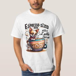 Camiseta Cachorro Espresso com Energia Latte