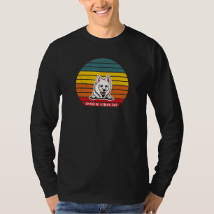 Camiseta Cachorro esquimó americano Retro Vintage Colorida