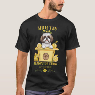 Camiseta Cachorro Estético Coquette Stand de Limonada patas