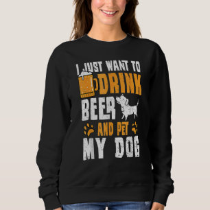 Camiseta Cachorro, Eu Só Quero Beber Cerveja E Pet My Dog