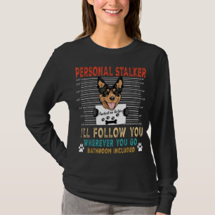 Camiseta Cachorro-Falante Pessoal Galeria Australiana Kelpi