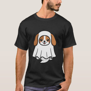 Camiseta Cachorro Fantasma Bonito Halloween