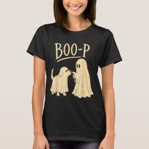 Camiseta Cachorro fantasma Boo-p fofo cachorro Halloween en