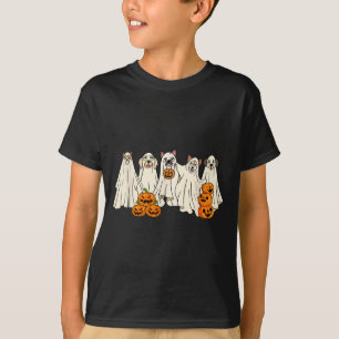 Camiseta Cachorro Fantasma Cachorro Fofo Vestido Como Fanta
