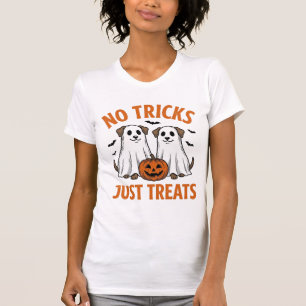 Camiseta Cachorro Fantasma Engraçado Halloween Sem Pegadinh