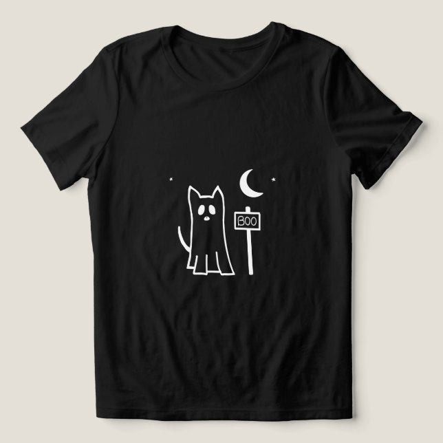 camiseta cachorro fantasma - Halloween boo (Design frontal)