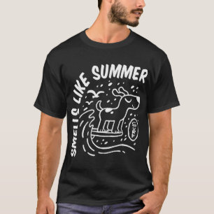 Camiseta Cachorro Fazendo Surfe