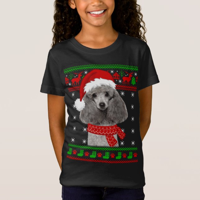Camiseta Cachorro Feio Suado Fresco De Natal Cachorro Cacho (Frente)