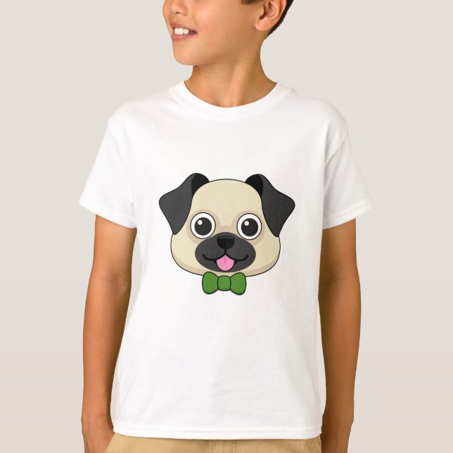 Camiseta Cachorro Feliz e Bonito com Papillon (Frente)