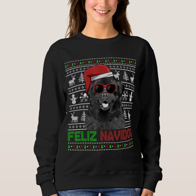Camiseta Cachorro Feliz Navidog Funny Natal (Frente)