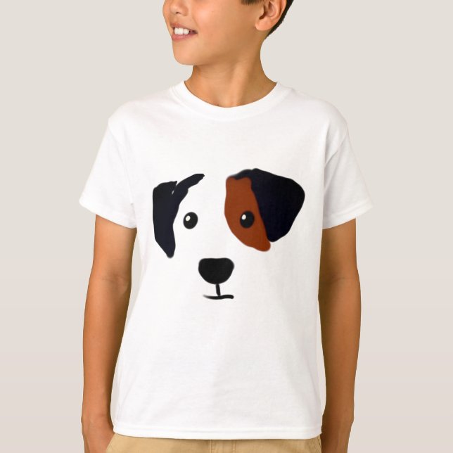 Camiseta Cachorro Feliz Quizzy (Frente)
