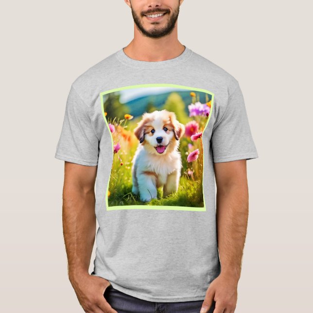 Camiseta Cachorro Fluffy (Frente)