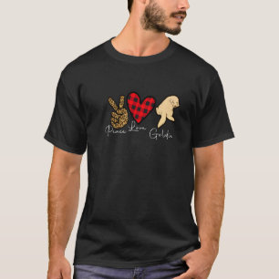 Camiseta Cachorro Fofinho Retriever Dourado Paz Amor Cachor