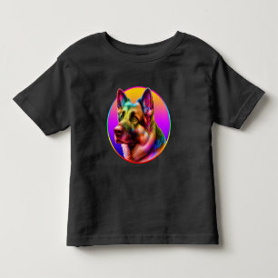 CAMISETA CACHORRO FOFO ARCO-ÍRIS COLORIDO