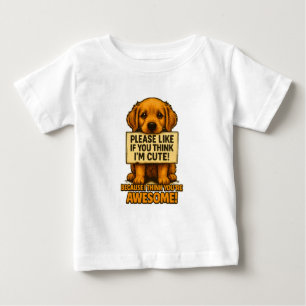 Camiseta Cachorro Fofo, Citação Divertida de Amante de Cães
