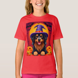 Camiseta Cachorro fofo de Halloween
