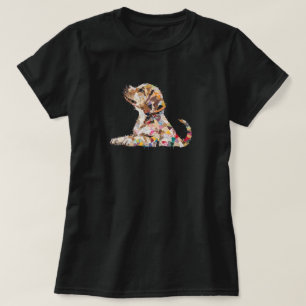 Camiseta Cachorro Fofo Esperando por um Petisco