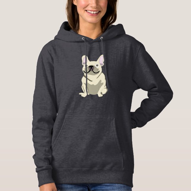Camiseta Cachorro fofo, frenchie (Frente)