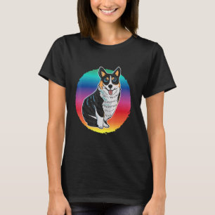 Camiseta Cachorro Fofo Pembroke Welsh Corgi Tri Color