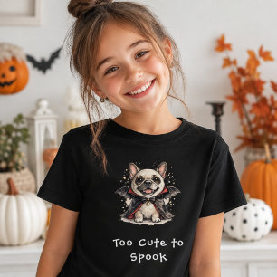Camiseta Cachorro francês Bulldog Halloween Morcego Vampiro