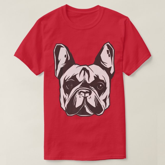 Camiseta Cachorro Francês Cachorro Francês Francês Cachorro (Frente do Design)