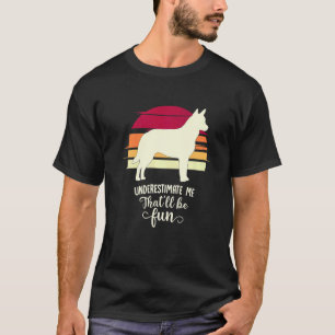 Camiseta Cachorro Gado Heeler Australiano Retro 2