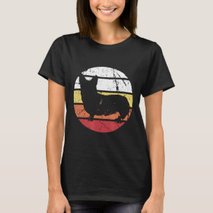 Camiseta Cachorro galês Corgi Pembroke Pet Vintage Retro An