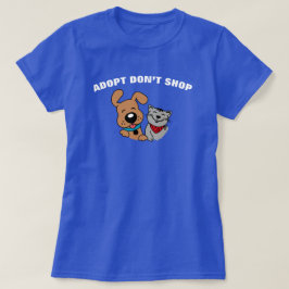 Camiseta Cachorro Gato Adopt Don’t Shop