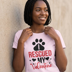 Camiseta Cachorro Gato Resgatei Meu Namorado