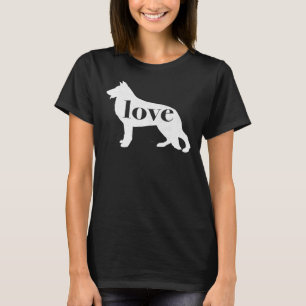 Camiseta Cachorro german shepherd Adora V Minimalista