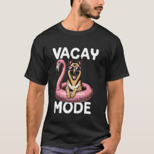 Camiseta Cachorro German shepherd Cachorro Mãe Verão Vac