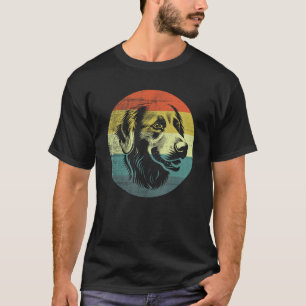 Camiseta Cachorro Golden Retriever Design Retro