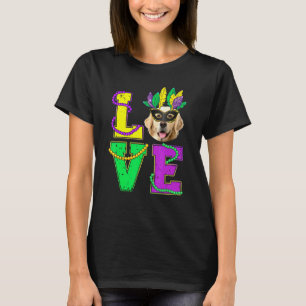 Camiseta Cachorro Golden Retriever Eu Amo Filhote Mardi Gra
