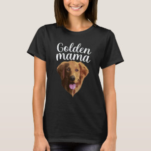 Camiseta Cachorro Golden Retriever Legal Para Mulheres Mãe