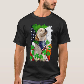 Camiseta Cachorro Golden Retriever Orgulhoso E Patriótico B