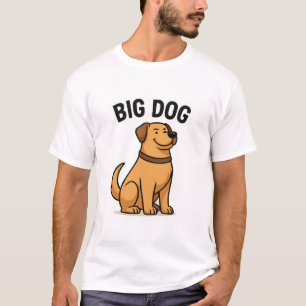 Camiseta Cachorro Grande - Cachorro Negrito E Engraçado Col